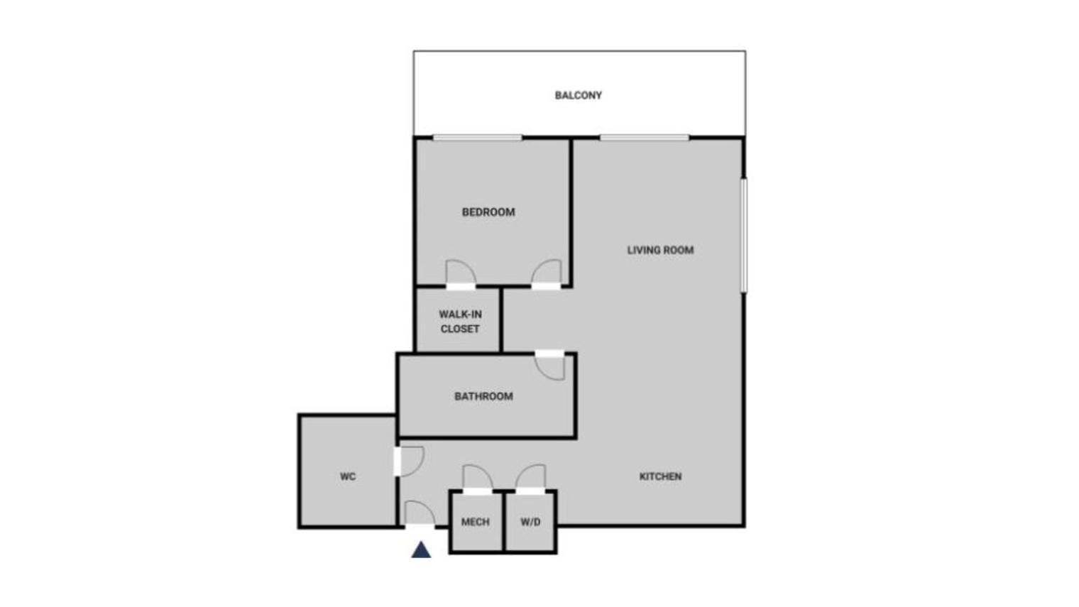 Apartment Blueground Edgewater Pool Ac Balcony Gym Mia-111 *