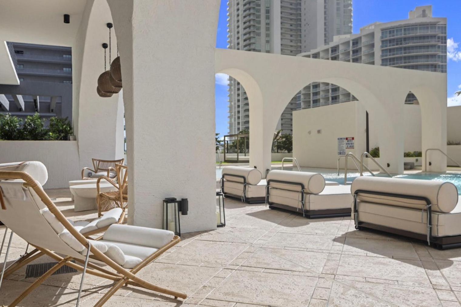 Apartment Blueground Edgewater Pool Ac Balcony Gym Mia-111 *